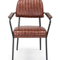 SEDIA C-BR NELLY ARANCIO SCURO VINTAGE