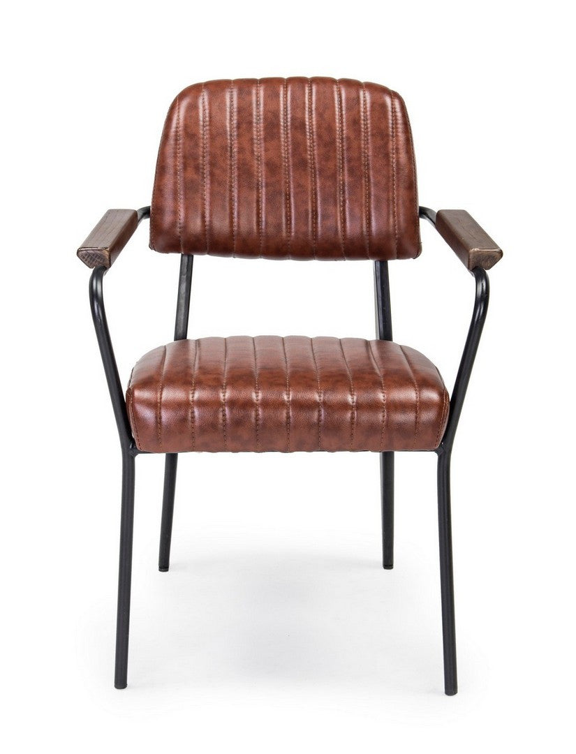 SEDIA C-BR NELLY ARANCIO SCURO VINTAGE