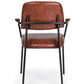 SEDIA C-BR NELLY ARANCIO SCURO VINTAGE