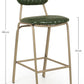 SGABELLO BAR ADDY VERDE SCURO