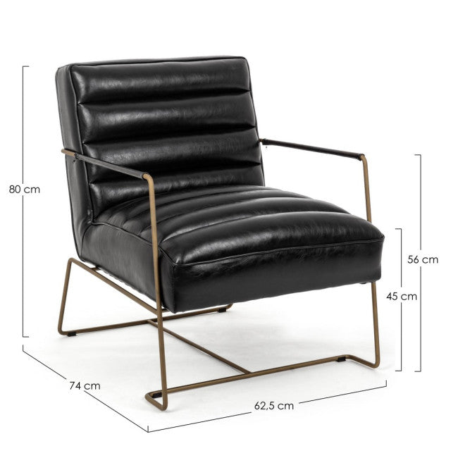 POLTRONA BRIANNA NERO