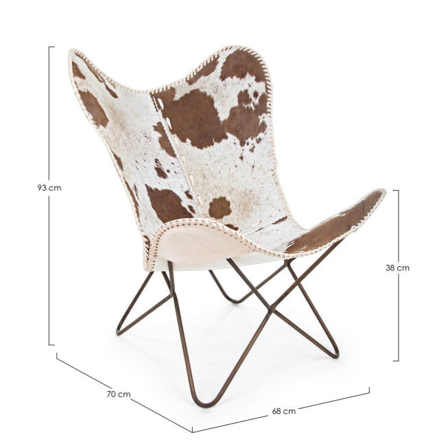 POLTRONA BUFFALO MARRONE