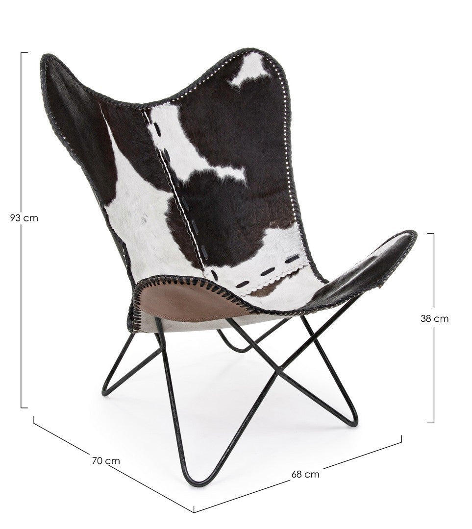POLTRONA BUFFALO NERO