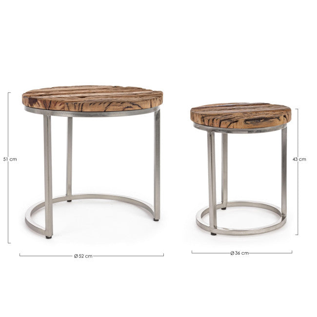 SET2 TAVOLINO RAFTER ALTO