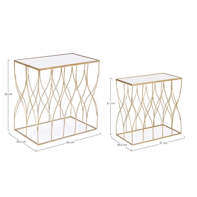 SET2 TAVOLINO ELENOR RETT J19