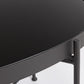 TAVOLINO RASHIDA NERO 70X46