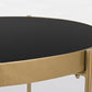 TAVOLINO RASHIDA ORO 63X46