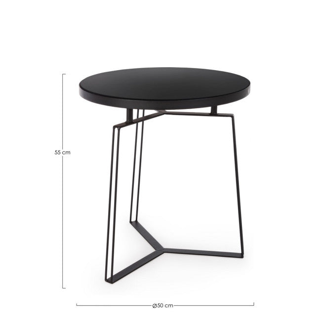 TAVOLINO ZAIRA NERO D50