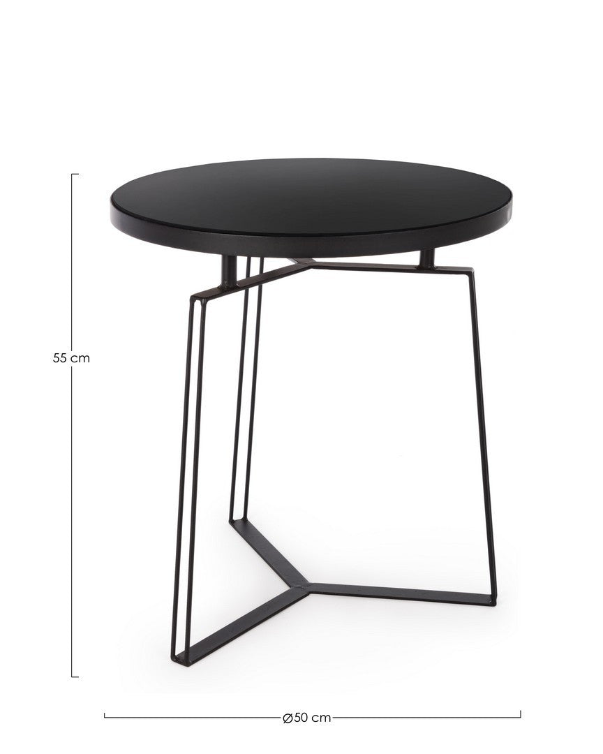 TAVOLINO ZAIRA NERO D50