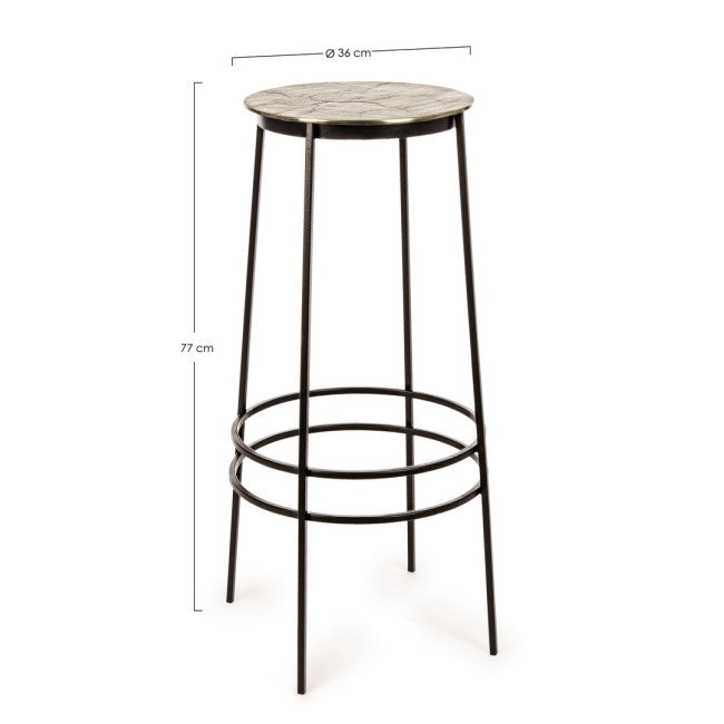 SGABELLO BAR AMIRA ORO H77