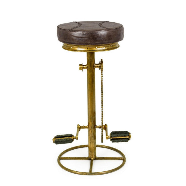 SGABELLO BAR CYCLE ORO H80