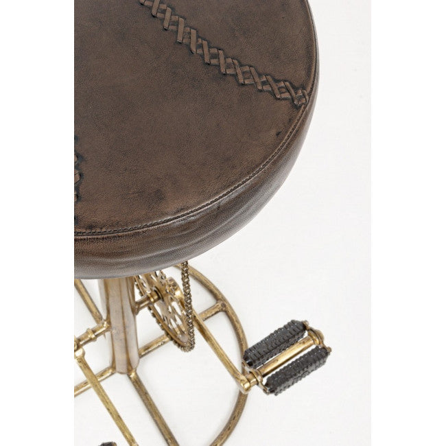 SGABELLO BAR CYCLE ORO H80