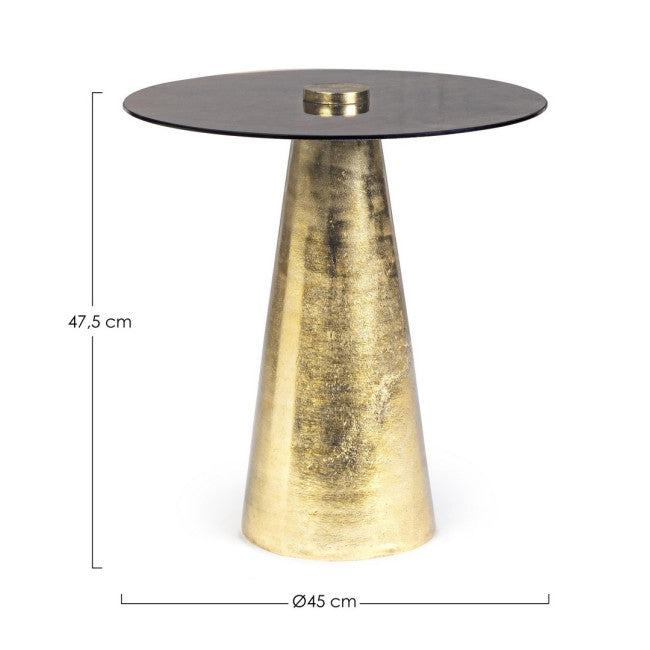 TAVOLINO C-V DINPAL BRASS D45