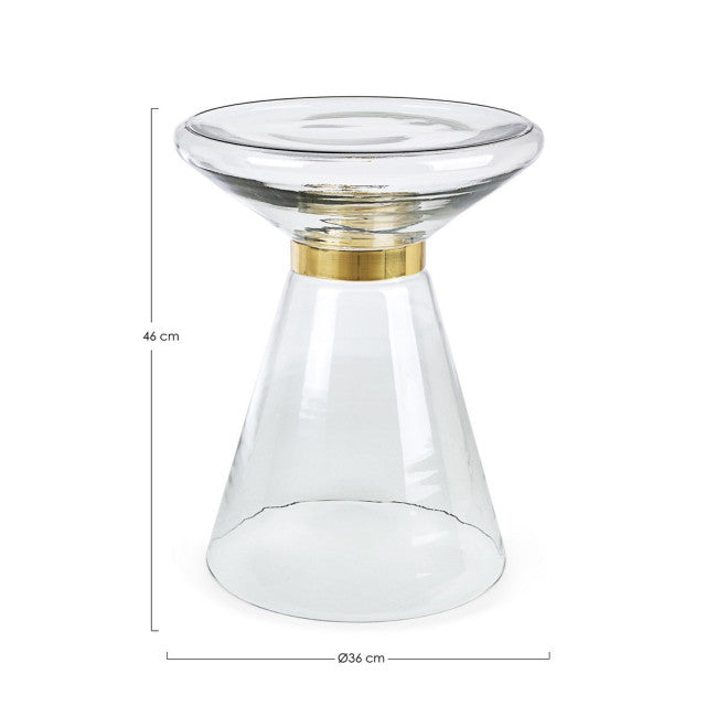 TAVOLINO AZMIN VT CLEAR D36