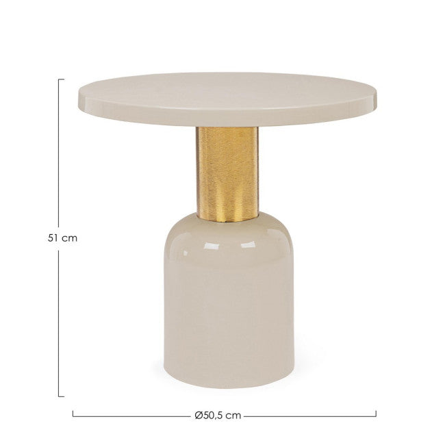 TAVOLINO NALIMA CREMA D50.5