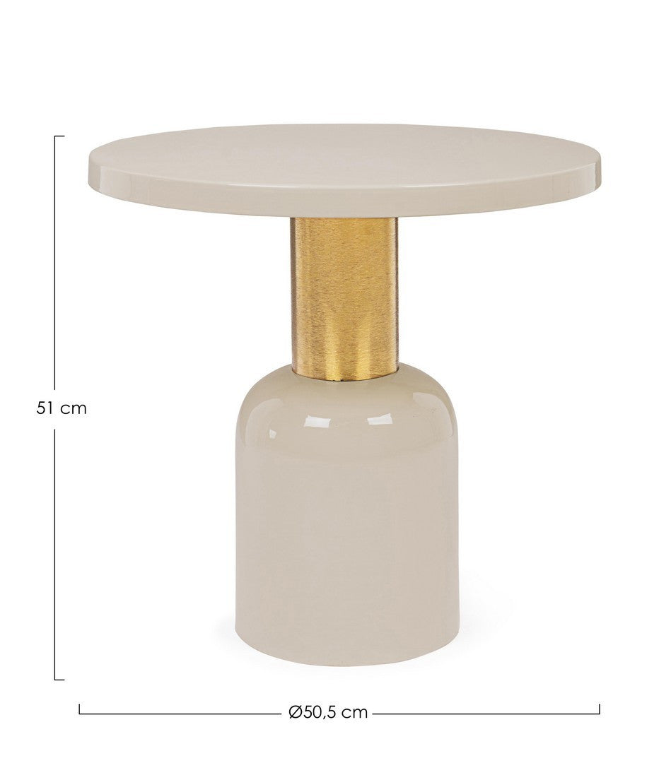 TAVOLINO NALIMA CREMA D50.5