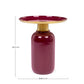 TAVOLINO NALIMA BURGUNDY D40.5