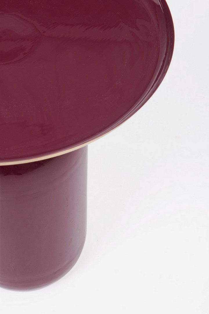 TAVOLINO NALIMA BURGUNDY D40.5