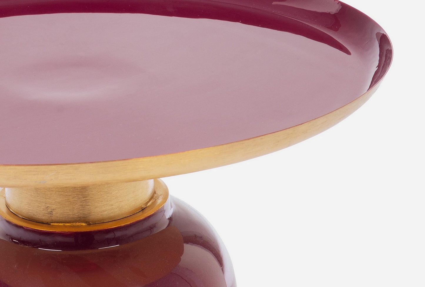 TAVOLINO NALIMA BURGUNDY D40.5