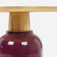 TAVOLINO NALIMA BURGUNDY D40.5