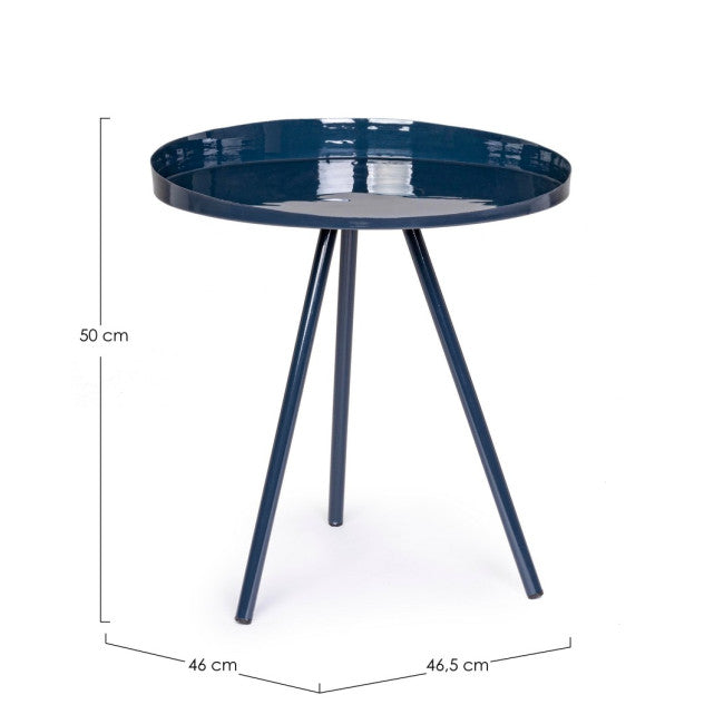 TAVOLINO ANCHITA BLU 46.5X46