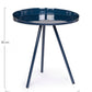TAVOLINO ANCHITA BLU 46.5X46