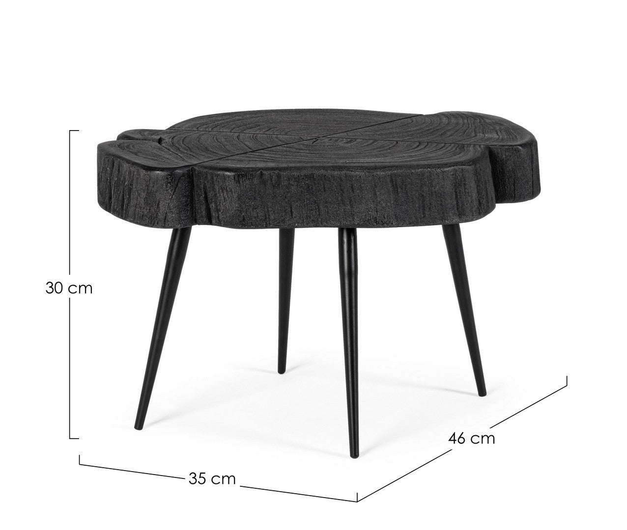 TAVOLINO ZAKIA NERO S