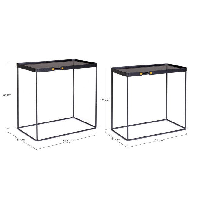 SET2 TAVOLINO ZEINA RETT J88