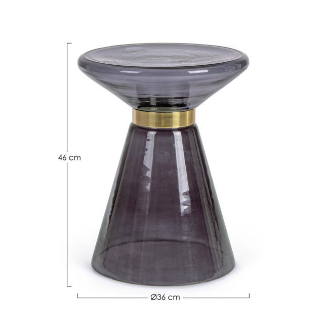 TAVOLINO AZMIN VT GRIGIO FUME' D36