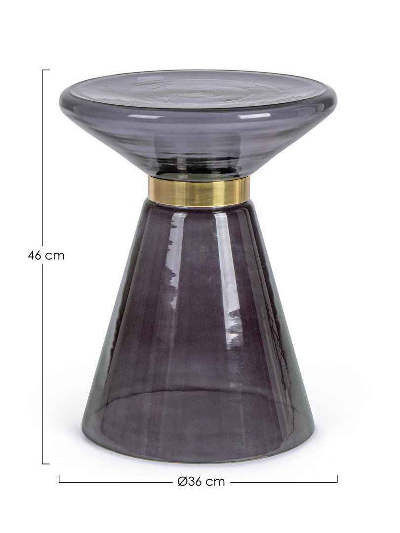 TAVOLINO AZMIN VT GRIGIO FUME' D36