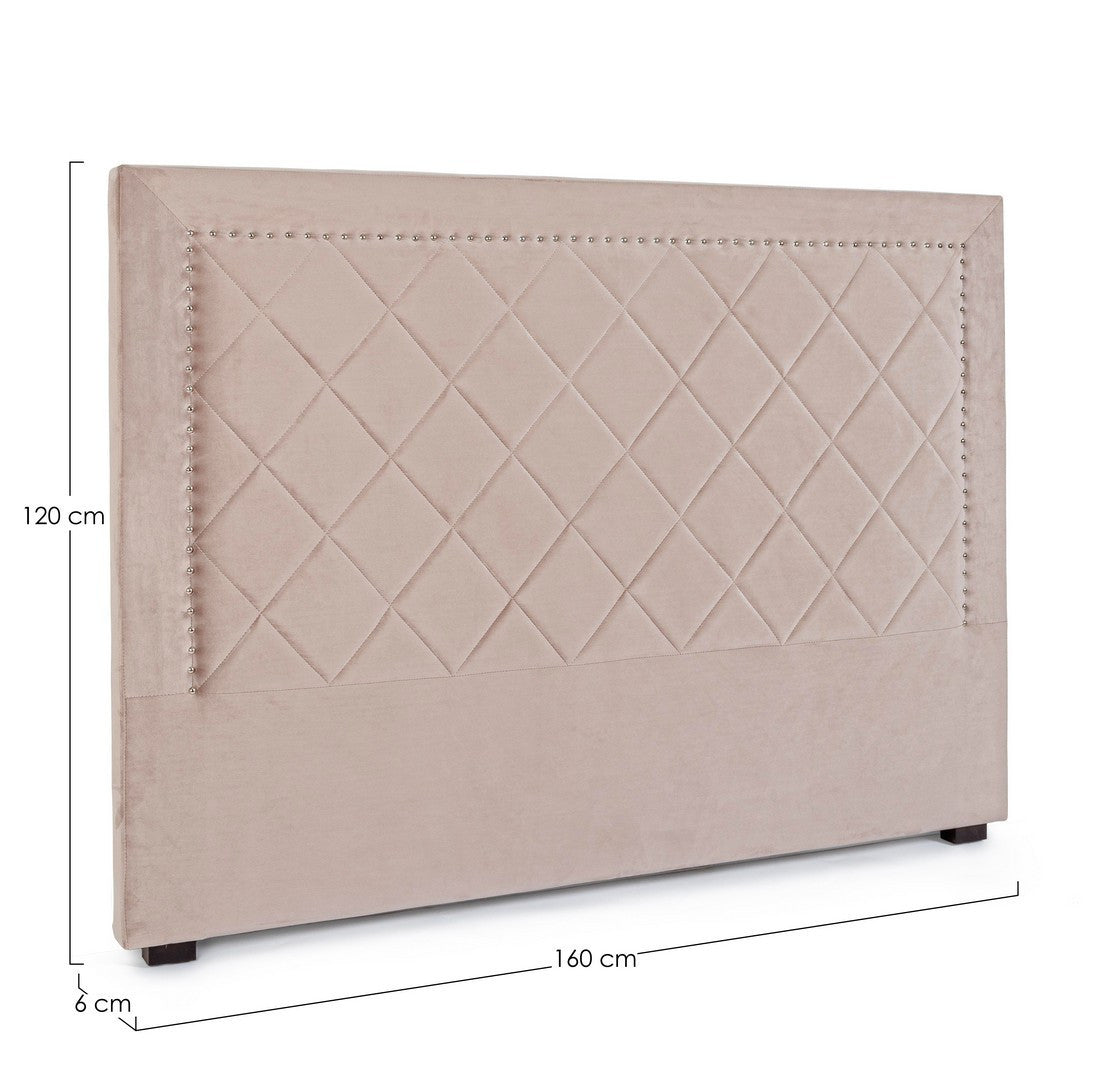 TESTIERA LETTO AHURA GRIGIO CHIARO 160