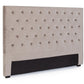 TESTIERA LETTO CASPAR GRIGIO CHIARO 160