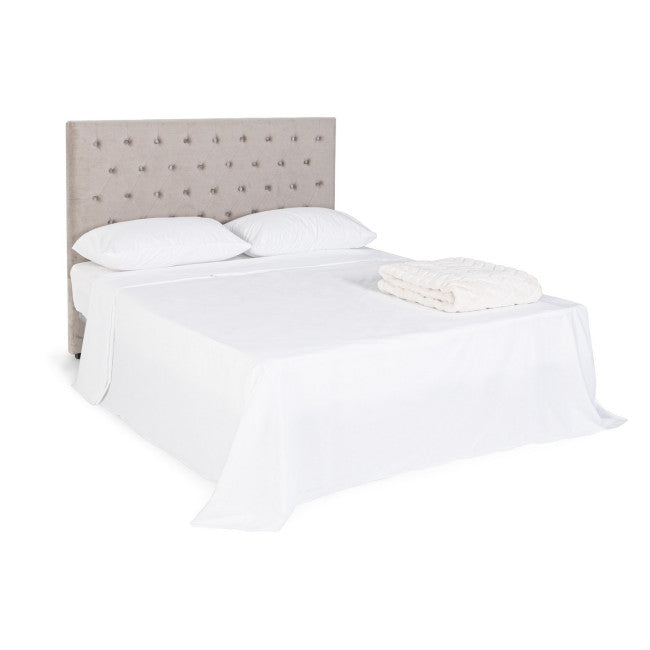 TESTIERA LETTO CASPAR GRIGIO CHIARO 160