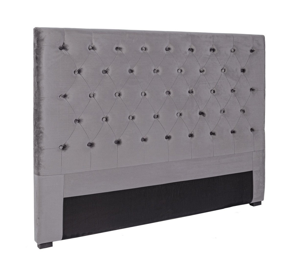 TESTIERA LETTO CASPAR GRIGIO SCURO 160