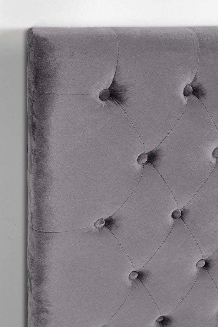TESTIERA LETTO CASPAR GRIGIO SCURO 160