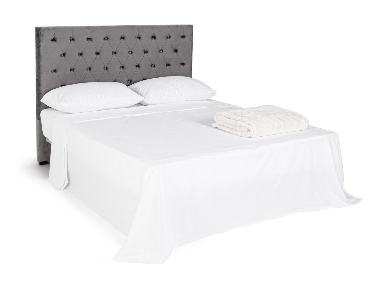 TESTIERA LETTO CASPAR GRIGIO SCURO 160