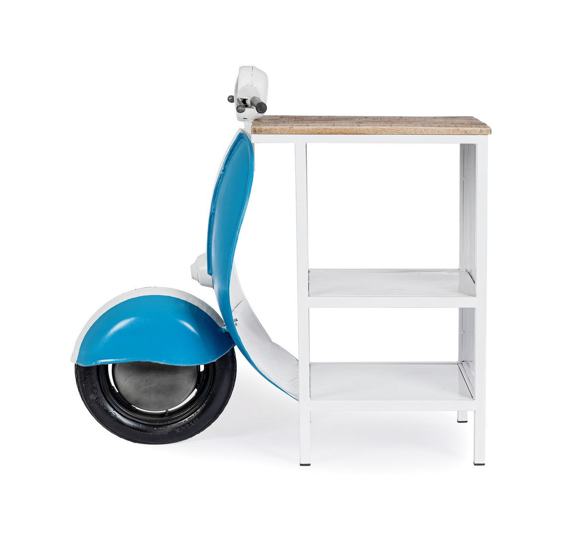 CONSOLLE BAR VESPA BLU