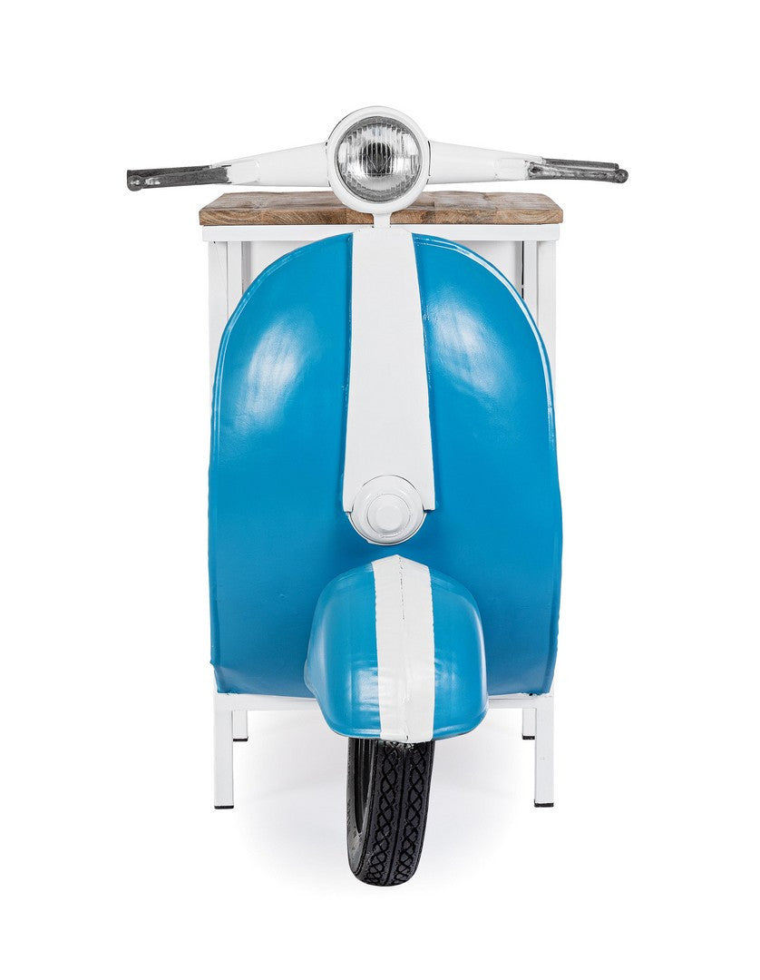 CONSOLLE BAR VESPA BLU