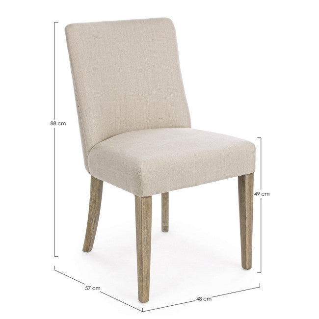 SEDIA BEATRIZ NATURALE