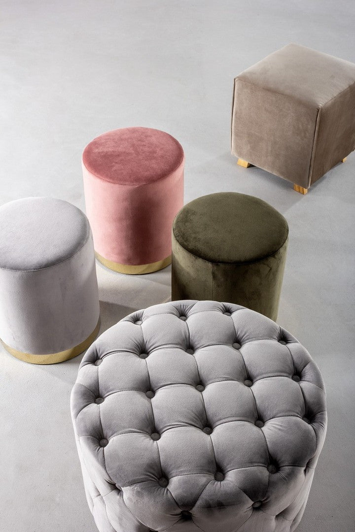 POUF LUCILLA ROSA ANTIK