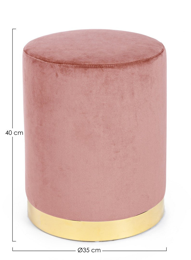 POUF LUCILLA ROSA ANTIK