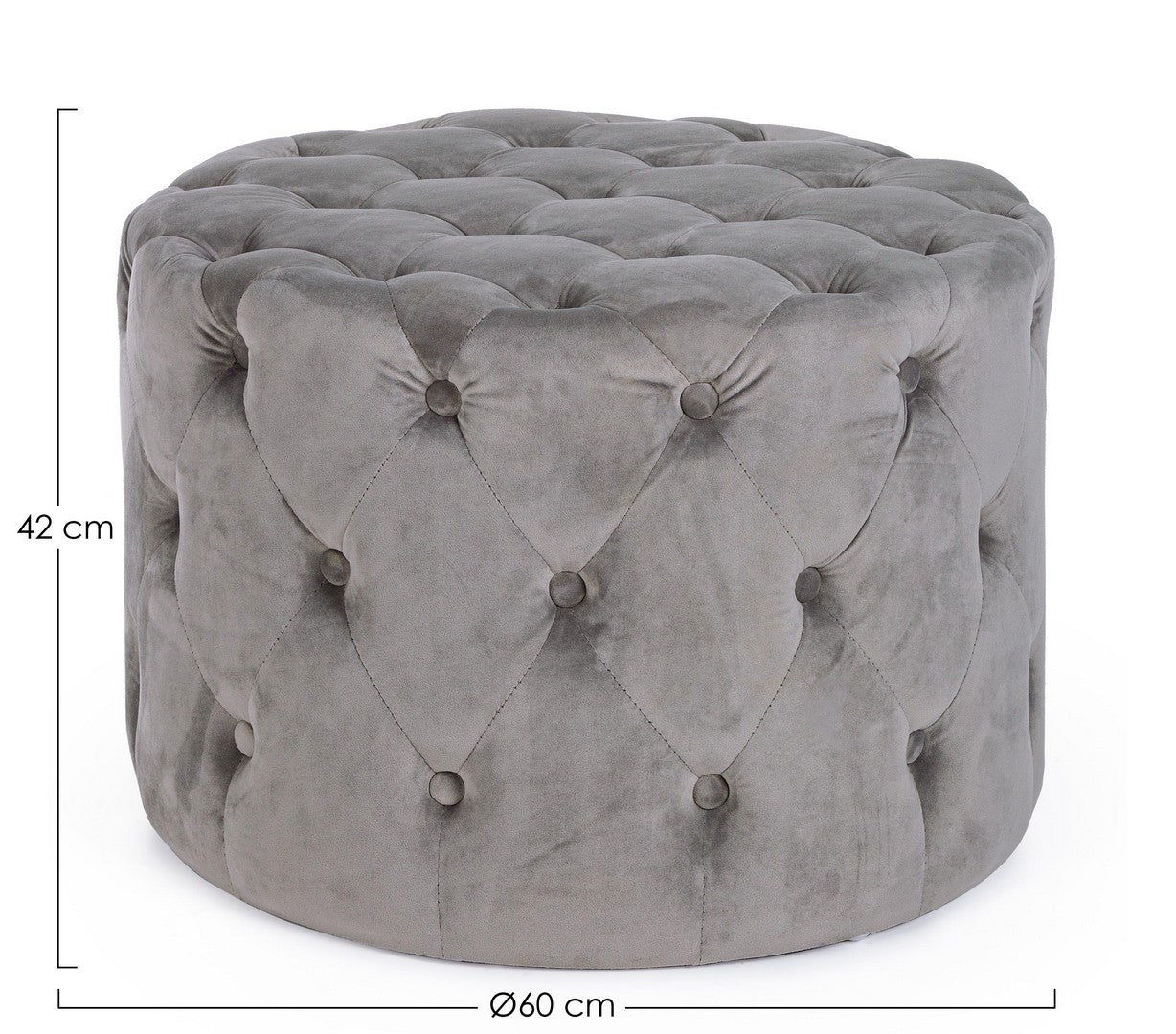 POUF LORELLA GRIGIO