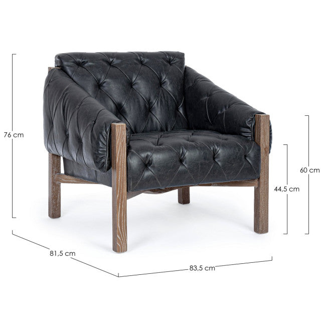 POLTRONA HARRISON NERO