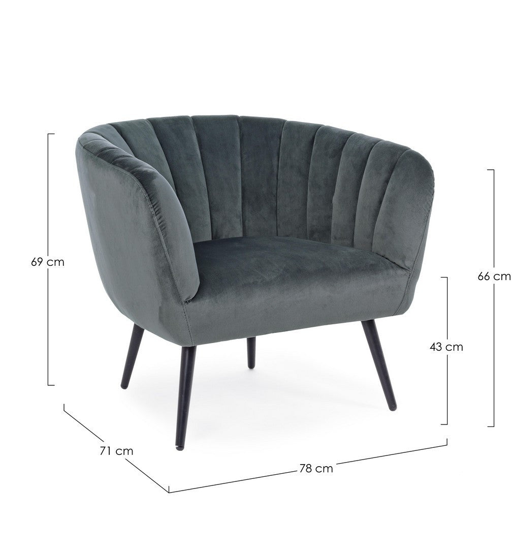 POLTRONA AVRIL GRIGIO