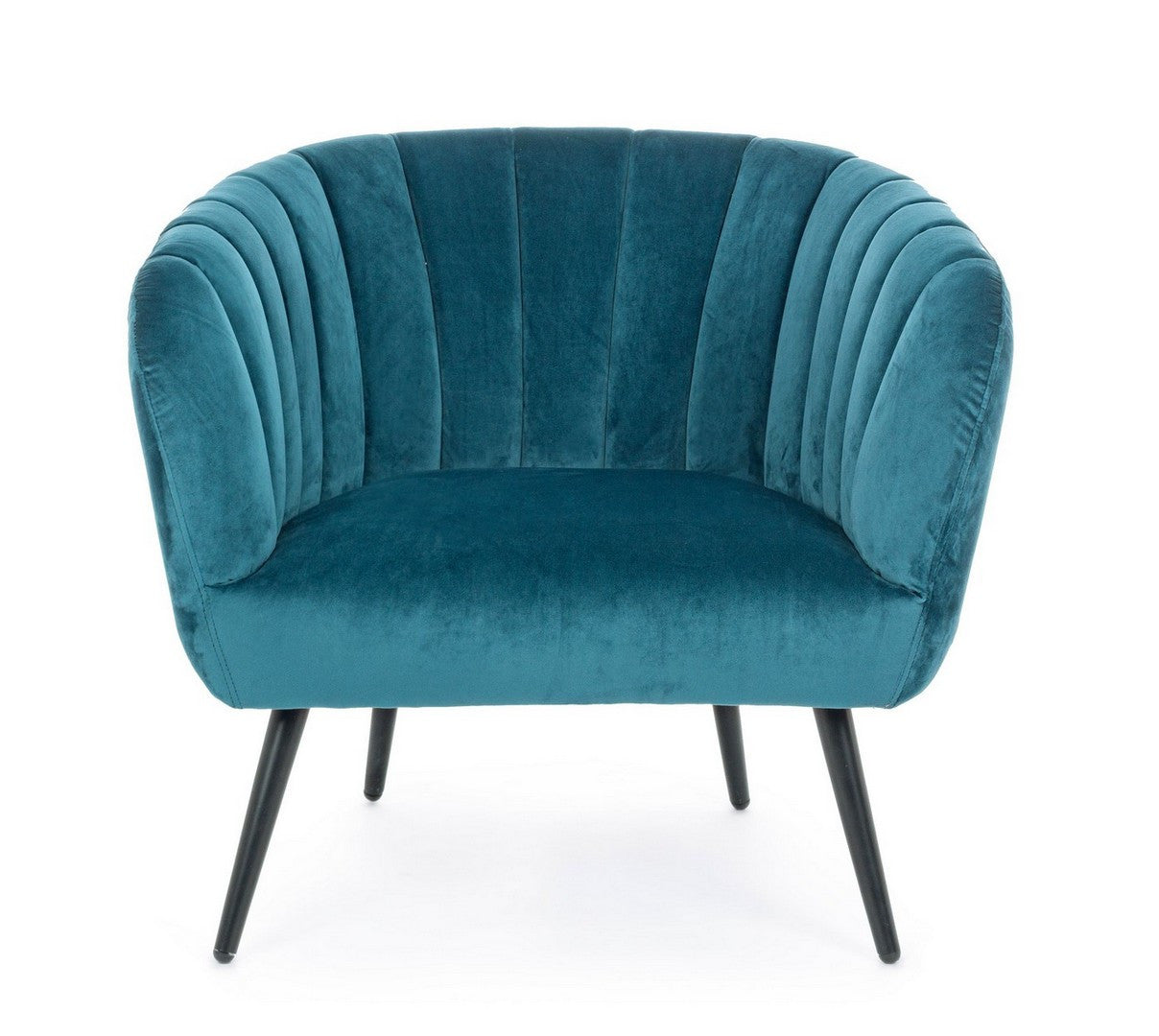 POLTRONA AVRIL BLU PAVONE