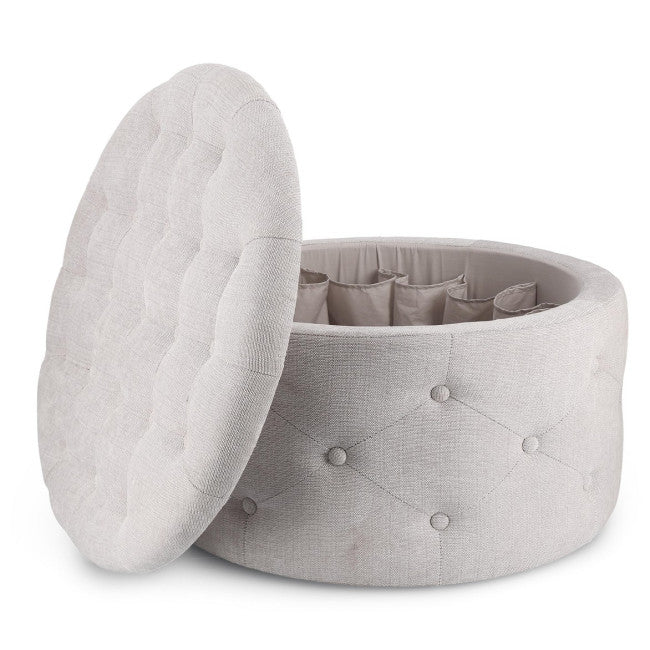 POUF CONT. P.SCARPE ERNESTINE GRIGIO CH