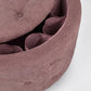 POUF CONT. P.SCARPE ERNESTINE DARK ROSE