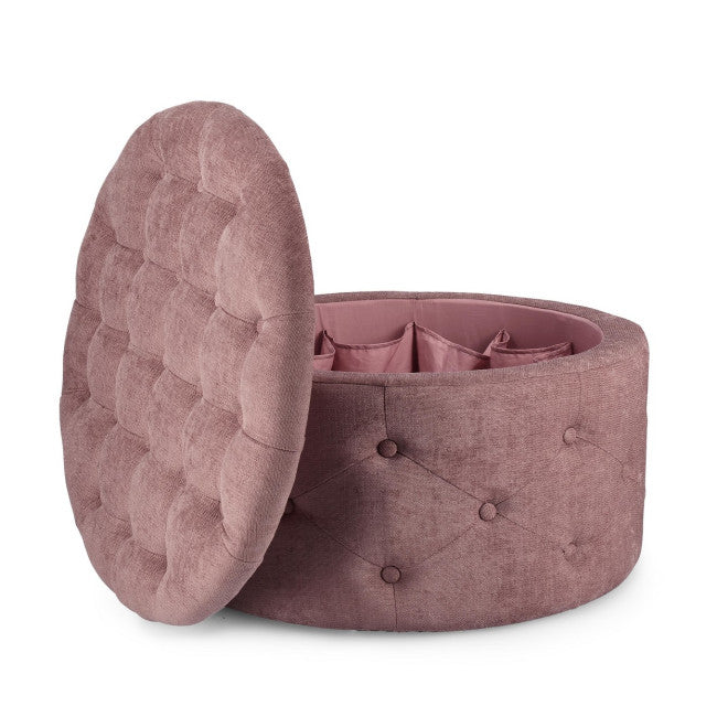 POUF CONT. P.SCARPE ERNESTINE DARK ROSE