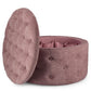 POUF CONT. P.SCARPE ERNESTINE DARK ROSE