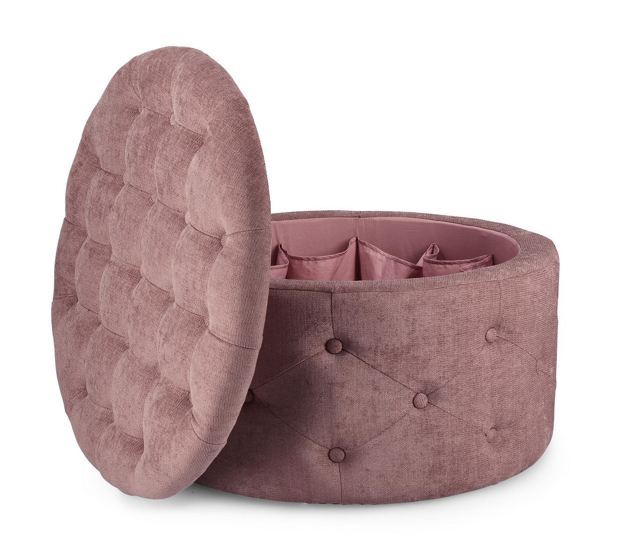 POUF CONT. P.SCARPE ERNESTINE DARK ROSE